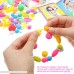 Pop Beads Set 200+ PCS Pop Snap Beads Arts and Crafts Toys Gifts for Kids Age 4yr-8yr Jewellery Making Kit for 4 5 6 7 Year Old Girls Necklace and Bracelet and Ring Creativity DIY Set B07L6MYFSQ